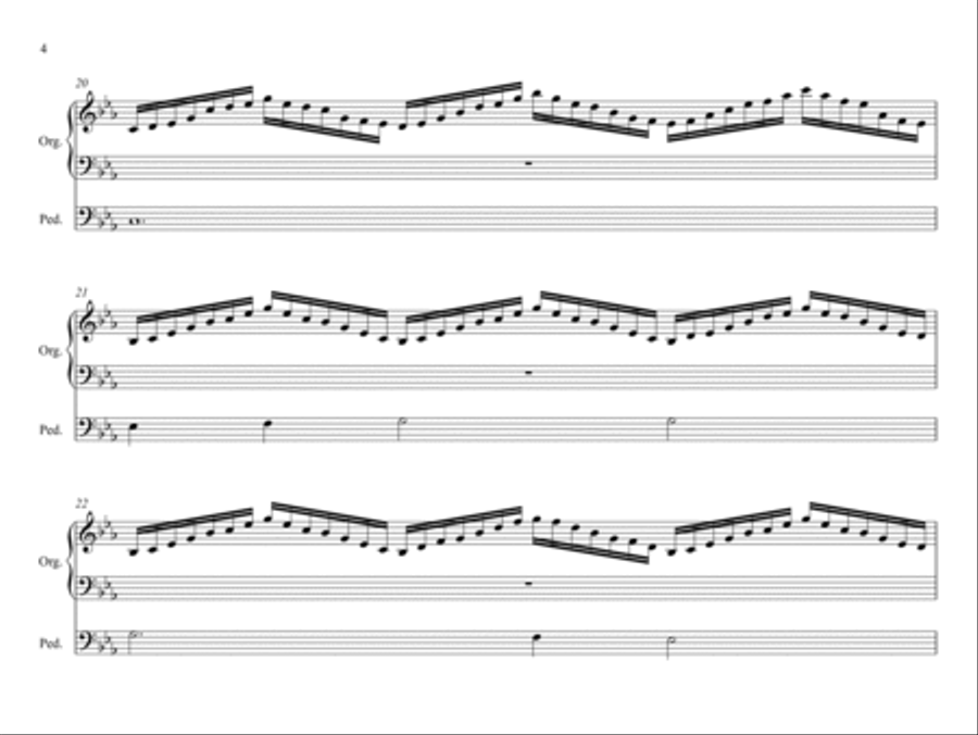 At the Name of Jesus (King's Weston) Organ Solo scores gallery preview page 4