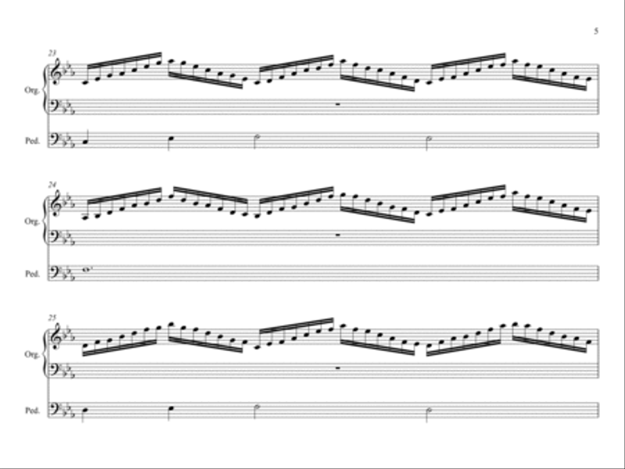 At the Name of Jesus (King's Weston) Organ Solo scores gallery preview page 5