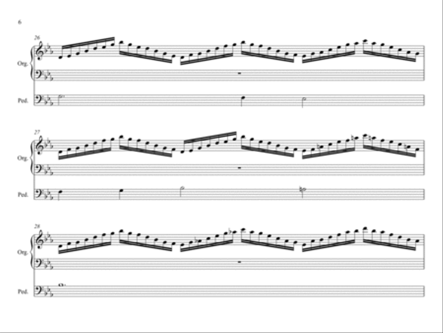 At the Name of Jesus (King's Weston) Organ Solo scores gallery preview page 6