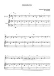 Greensleeves for Horn with piano accompaniment mini preview