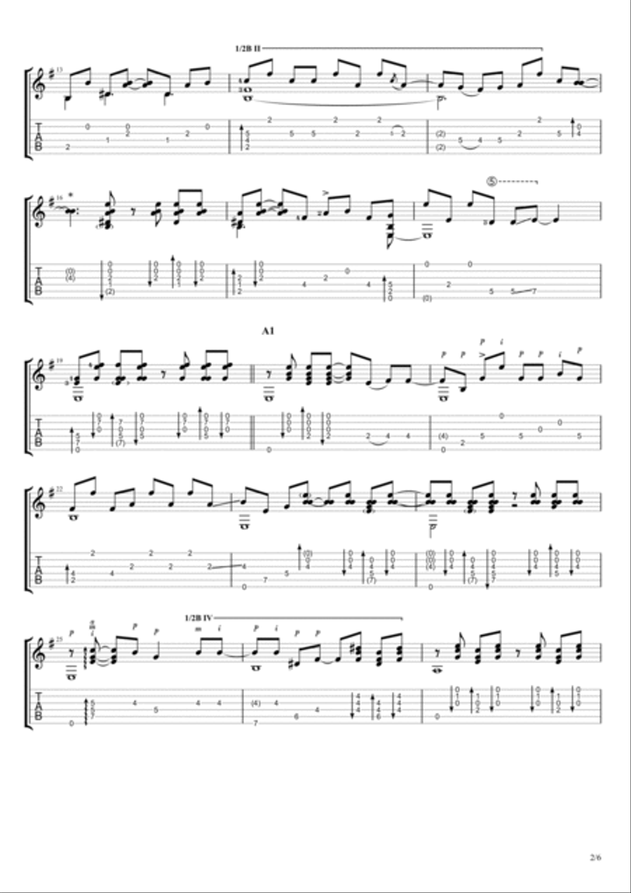 Bamboleo Acoustic Guitar scores gallery preview page 2