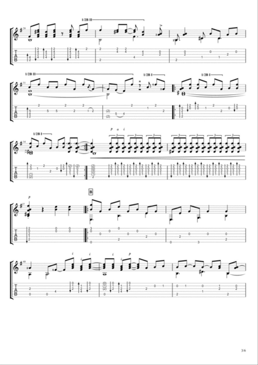Bamboleo Acoustic Guitar scores gallery preview page 3
