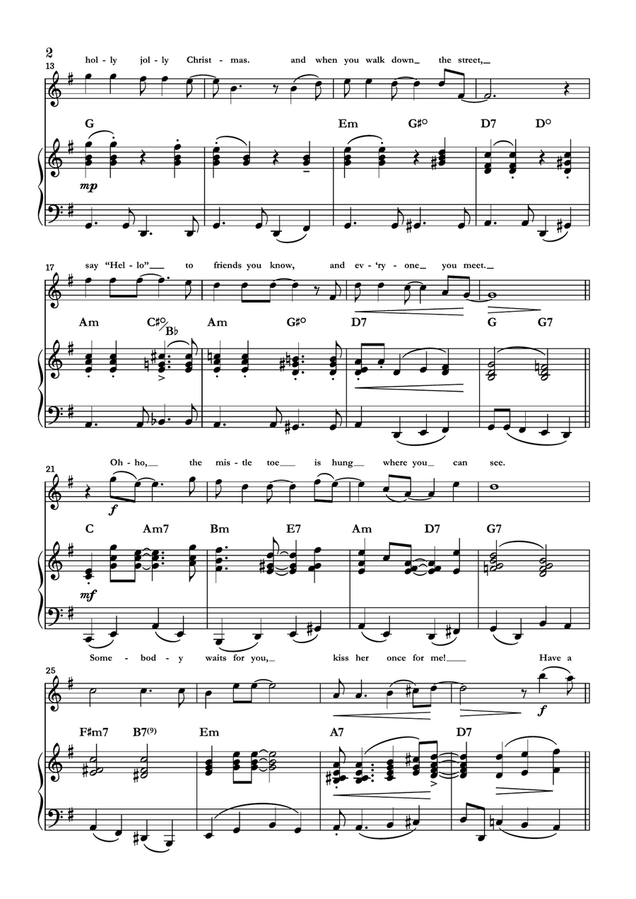 A Holly Jolly Christmas Flute Solo scores gallery preview page 2