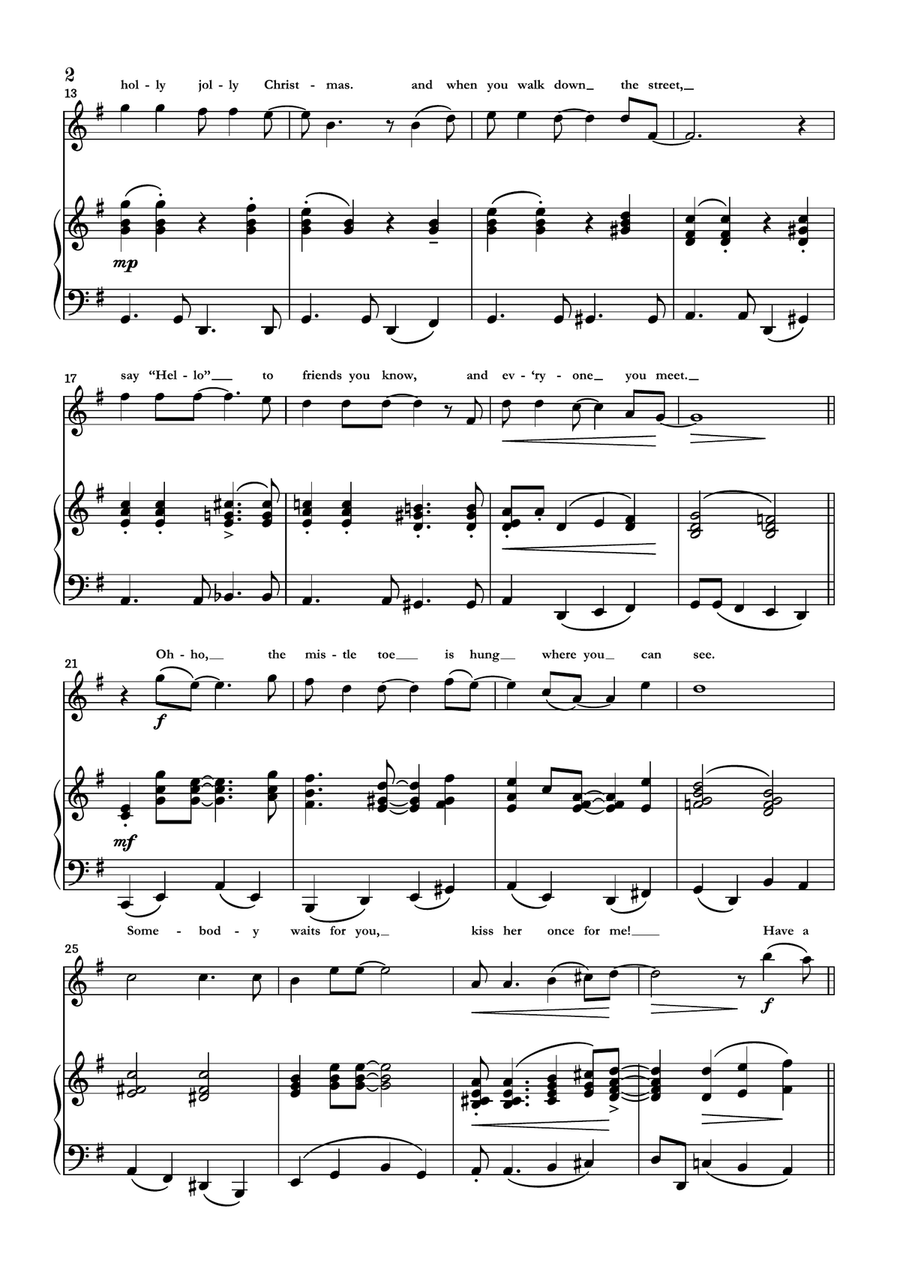 A Holly Jolly Christmas Flute Solo scores gallery preview page 2