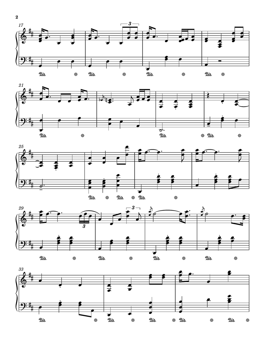 I'm So Lonesome I Could Cry Piano Solo scores gallery preview page 2