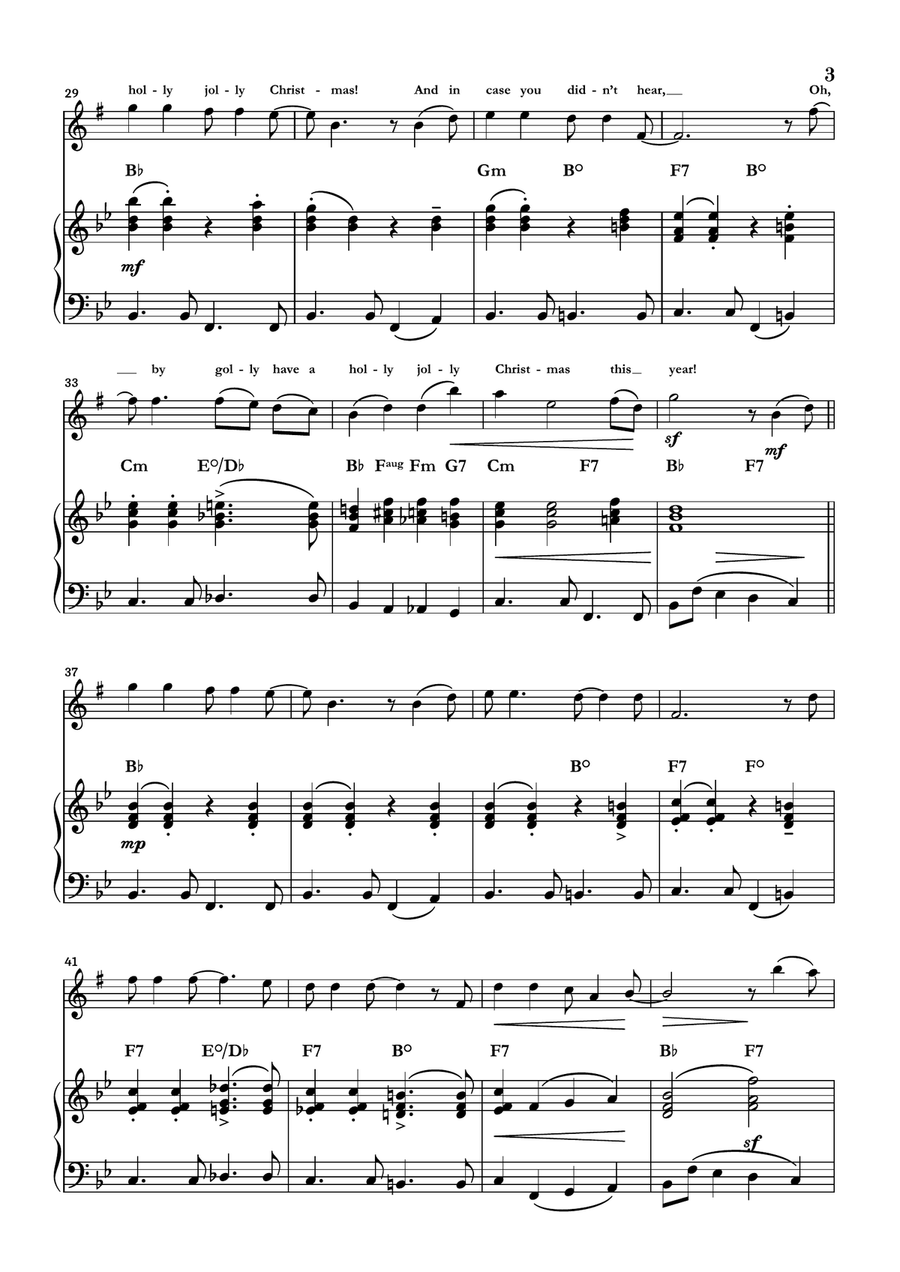 A Holly Jolly Christmas Alto Saxophone scores gallery preview page 3
