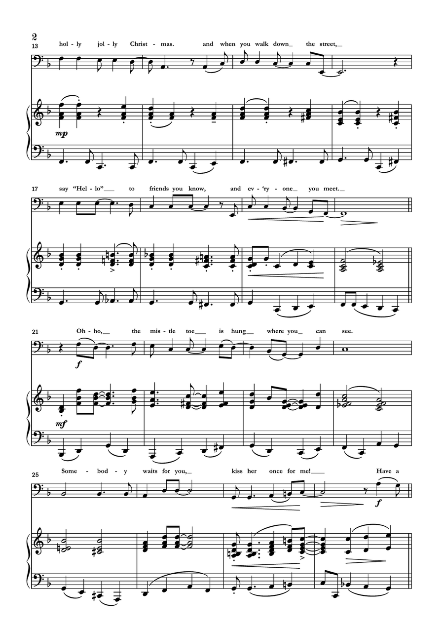 A Holly Jolly Christmas Bassoon scores gallery preview page 2