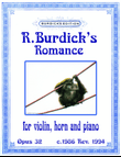 Romance for violin, horn and piano, Op. 32