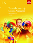 Scales and Arpeggios for Trombone (bass clef and treble clef), ABRSM Grades 1-5, from 2023 mini preview