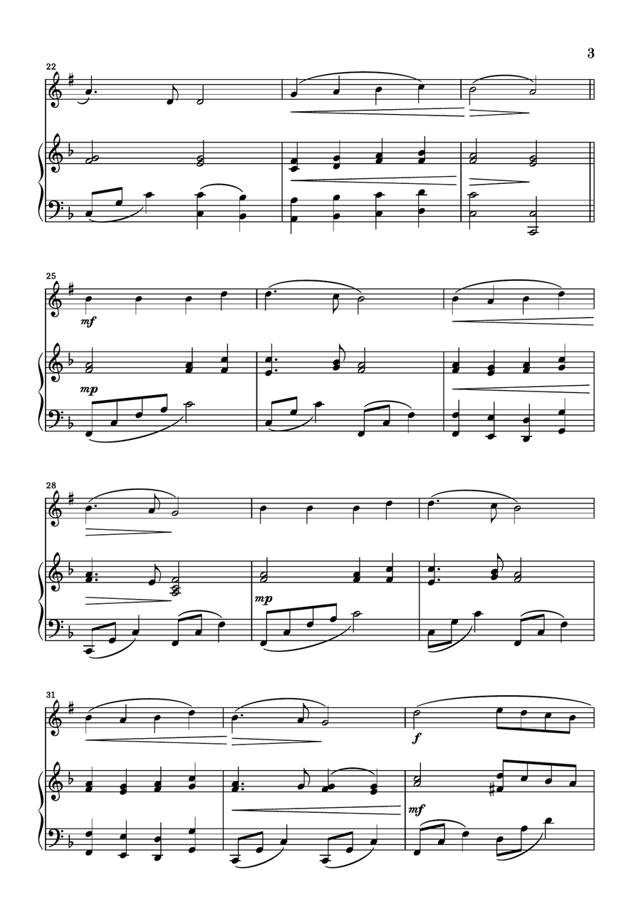 Angels We Have Heard On High Soprano Saxophone scores gallery preview page 3