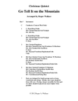 Go Tell It on the Mountain (Clarinet Quintet) mini preview