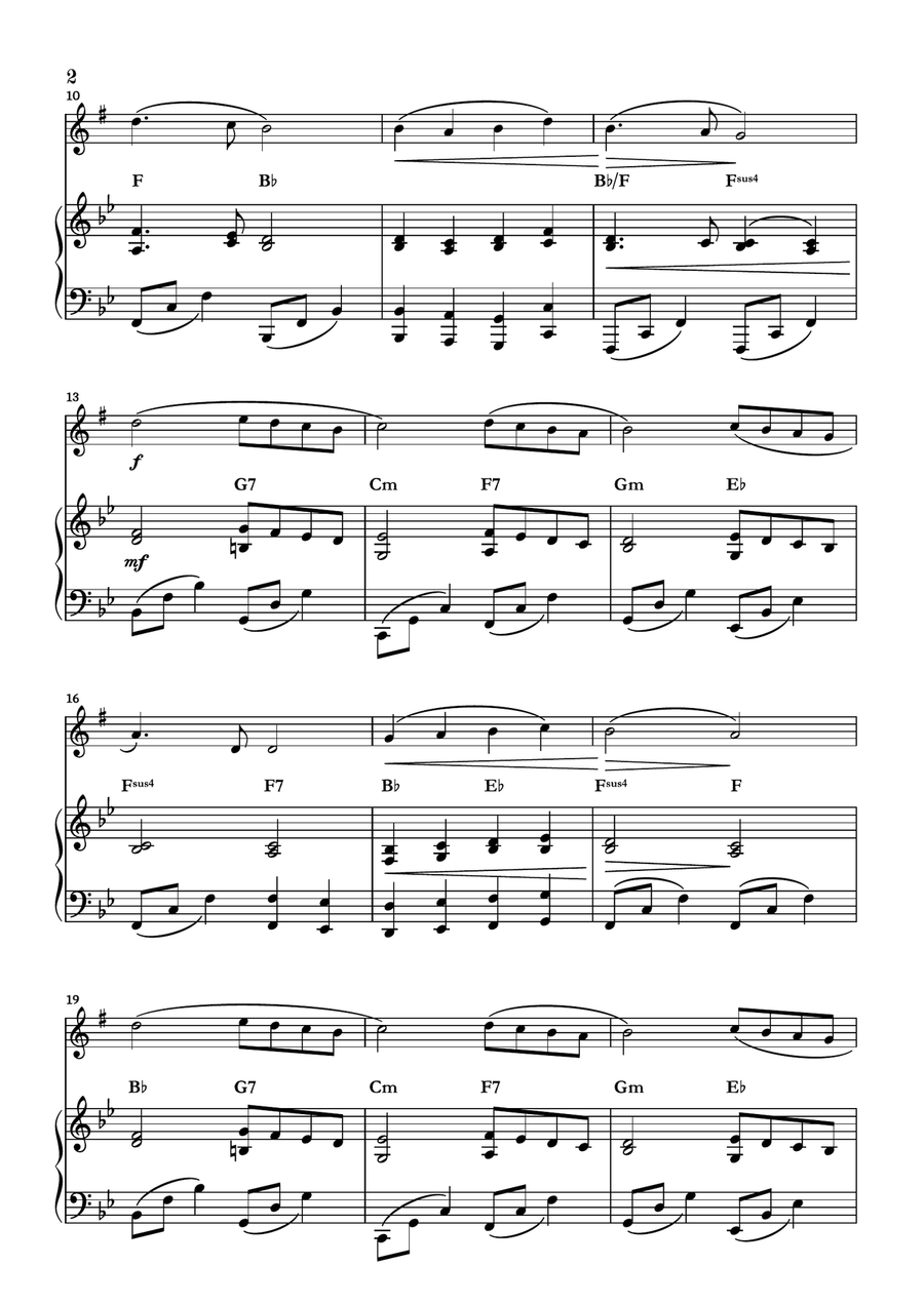Angels We Have Heard On High Alto Saxophone scores gallery preview page 2