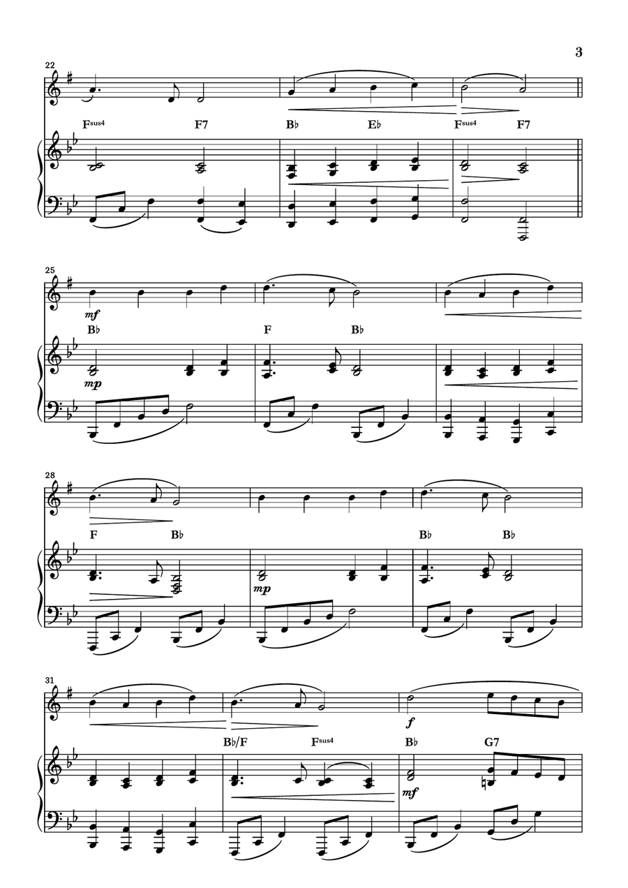 Angels We Have Heard On High Alto Saxophone scores gallery preview page 3