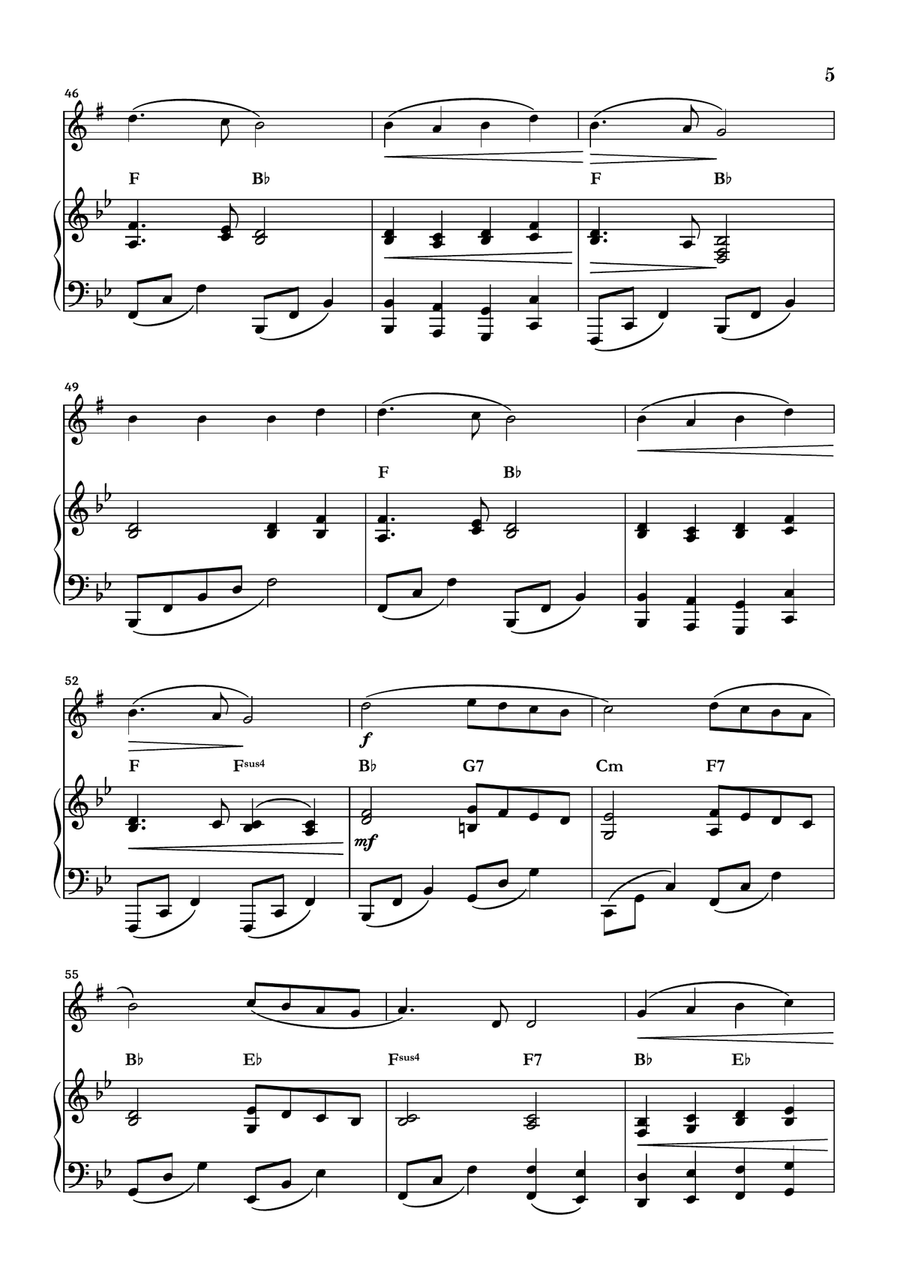 Angels We Have Heard On High Alto Saxophone scores gallery preview page 5