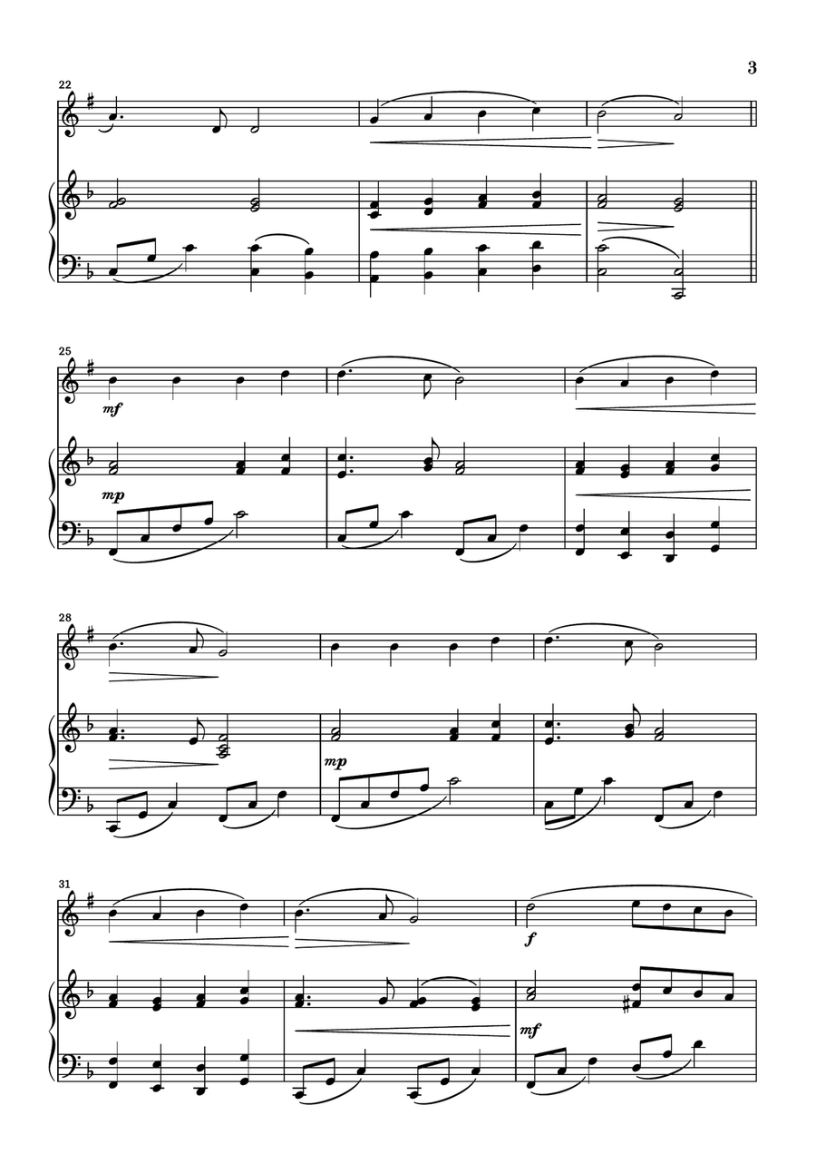 Angels We Have Heard On High Tenor Saxophone scores gallery preview page 3