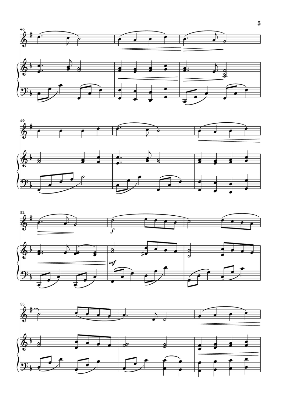 Angels We Have Heard On High Tenor Saxophone scores gallery preview page 5