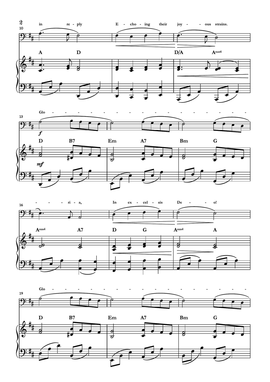 Angels We Have Heard On High Bassoon scores gallery preview page 2