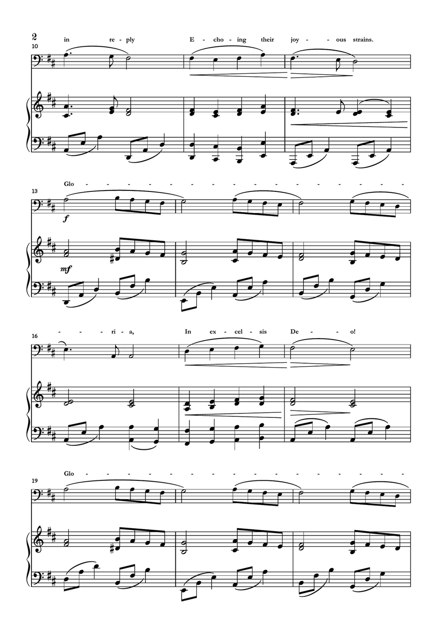 Angels We Have Heard On High Bassoon scores gallery preview page 2