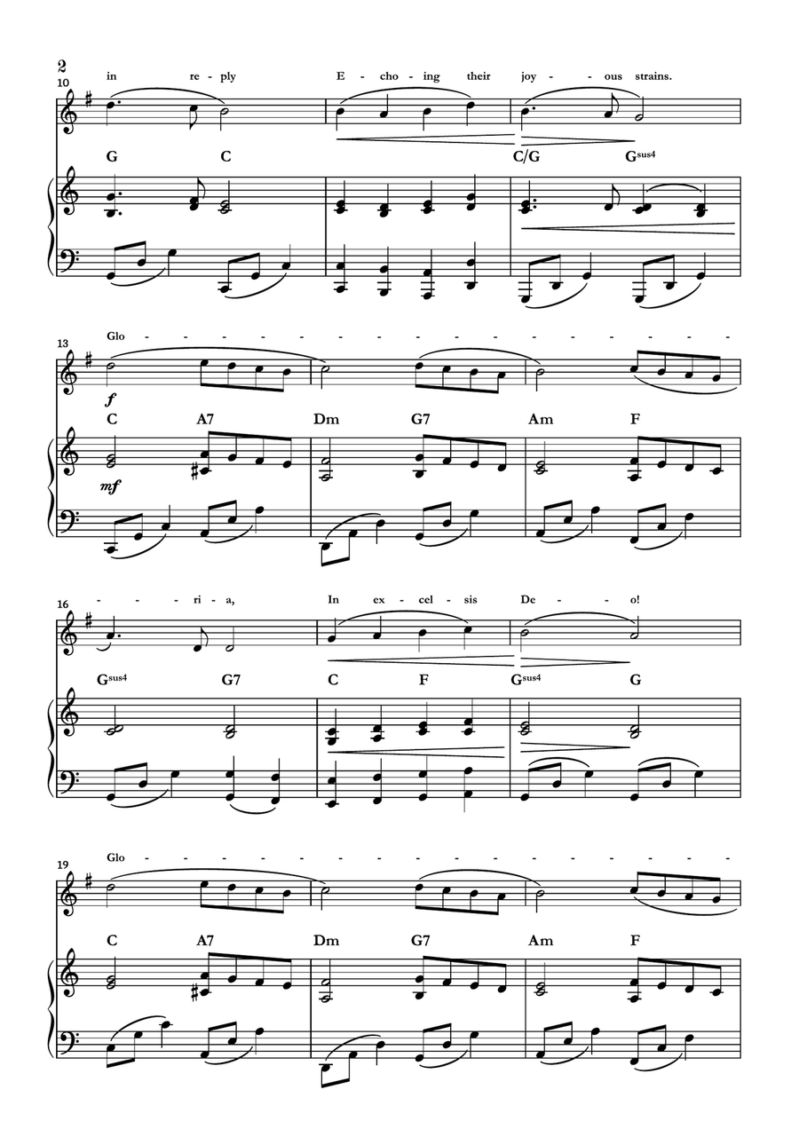 Angels We Have Heard On High English Horn scores gallery preview page 2