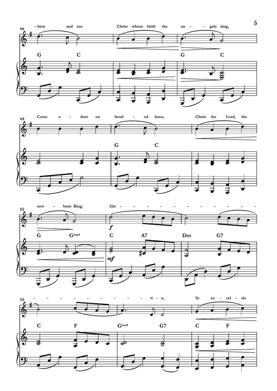 Angels We Have Heard On High English Horn scores gallery preview page 5