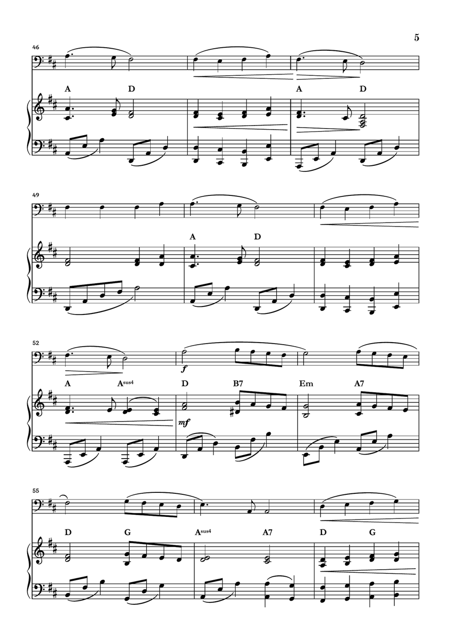 Angels We Have Heard On High Piano scores gallery preview page 5