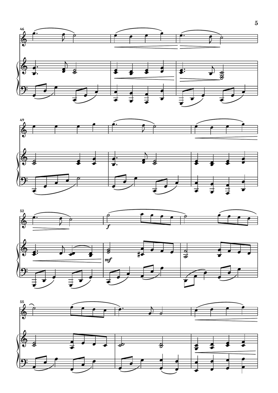 Angels We Have Heard On High Violin Solo scores gallery preview page 5