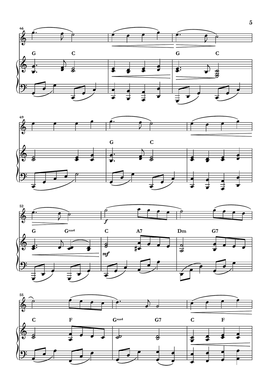 Angels We Have Heard On High Violin Solo scores gallery preview page 5