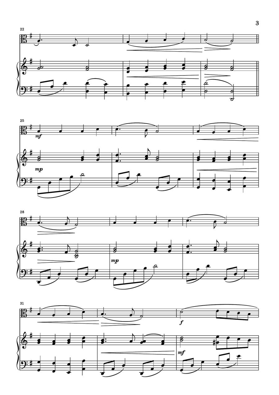 Angels We Have Heard On High Viola scores gallery preview page 3