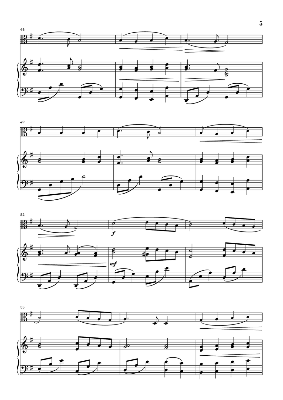 Angels We Have Heard On High Viola scores gallery preview page 5