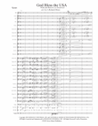 God Bless The U.s.a. - Score Only