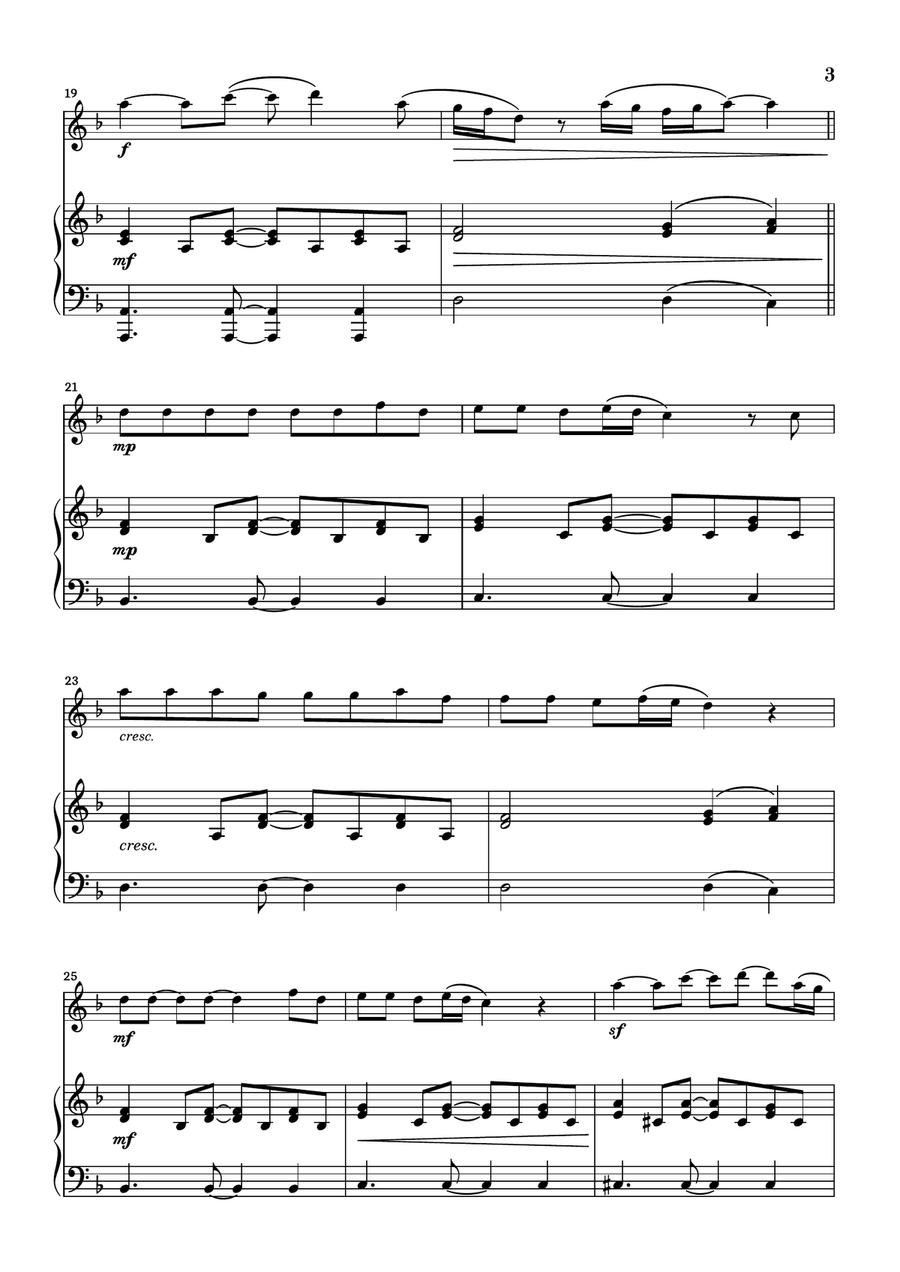 Peaches Flute Solo scores gallery preview page 3