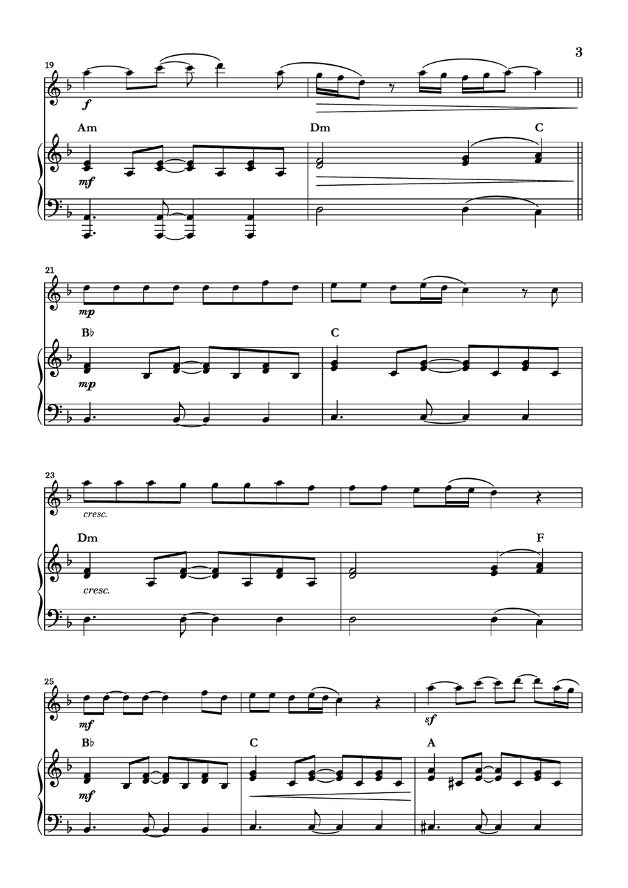 Peaches Flute Solo scores gallery preview page 3