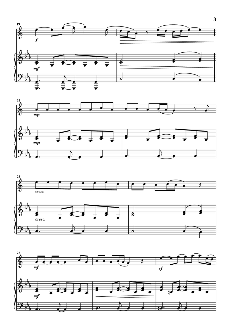 Peaches Baritone Saxophone scores gallery preview page 3