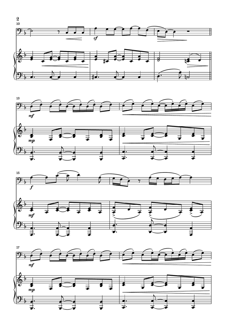 Peaches Bassoon scores gallery preview page 2