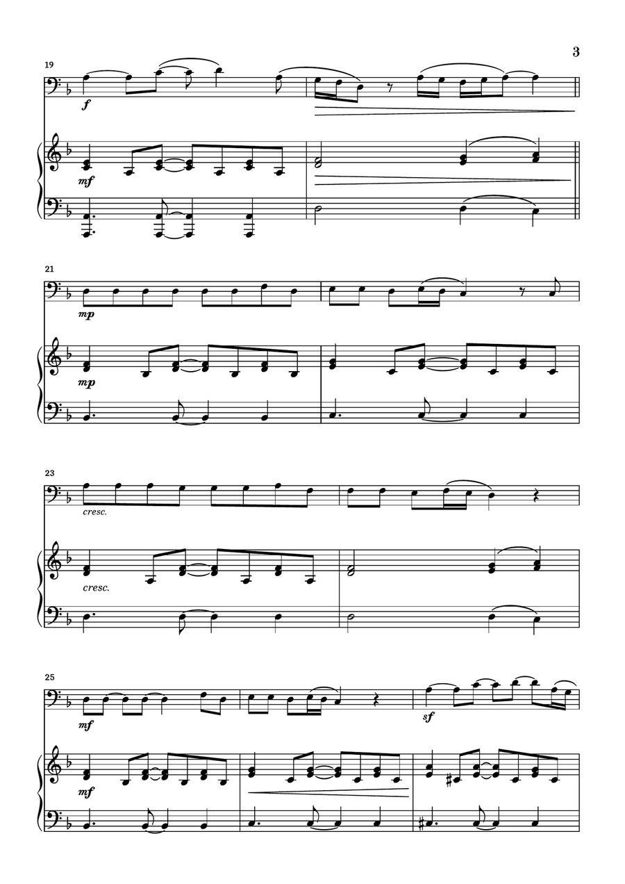 Peaches Bassoon scores gallery preview page 3