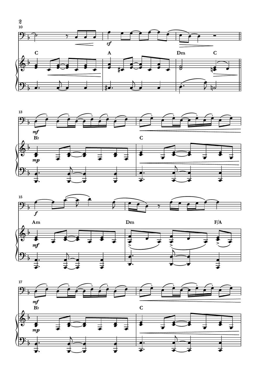 Peaches Bassoon scores gallery preview page 2