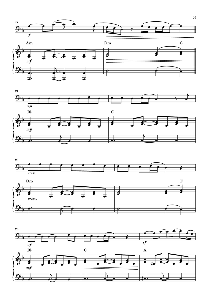 Peaches Bassoon scores gallery preview page 3