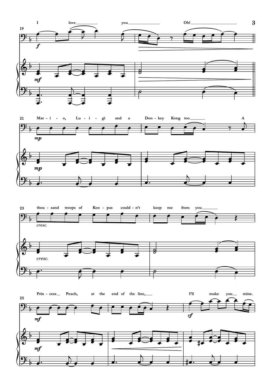 Peaches Bassoon scores gallery preview page 3
