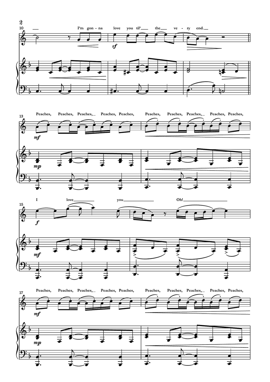 Peaches English Horn scores gallery preview page 2