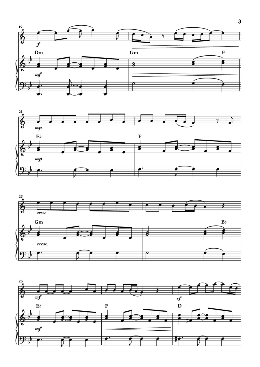 Peaches Trumpet Solo scores gallery preview page 3