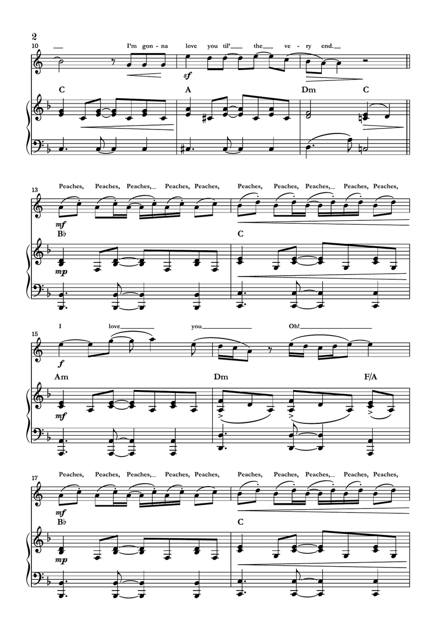 Peaches English Horn scores gallery preview page 2