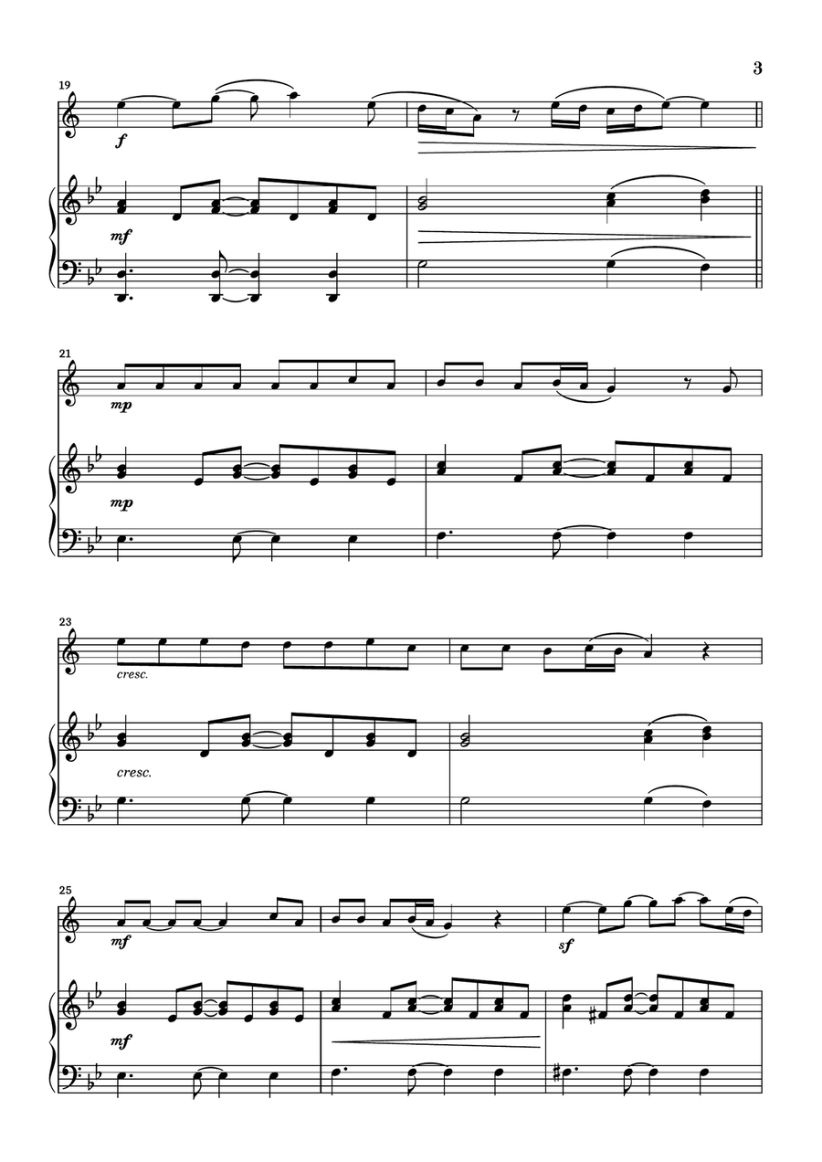 Peaches Trumpet Solo scores gallery preview page 3