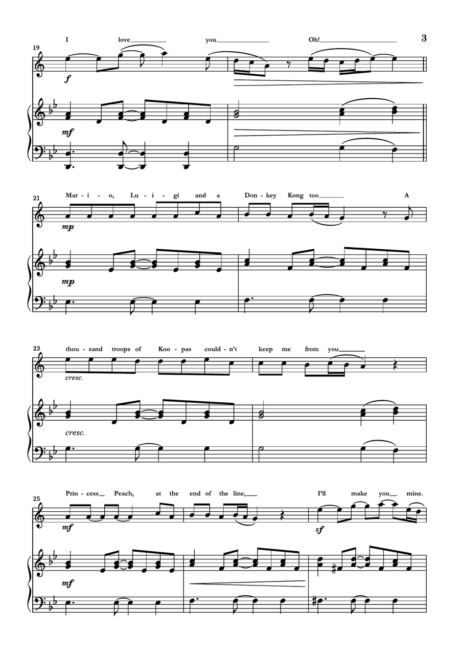 Peaches Trumpet Solo scores gallery preview page 3