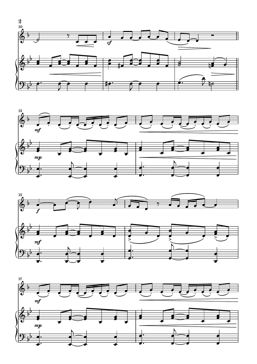 Peaches Piano scores gallery preview page 2