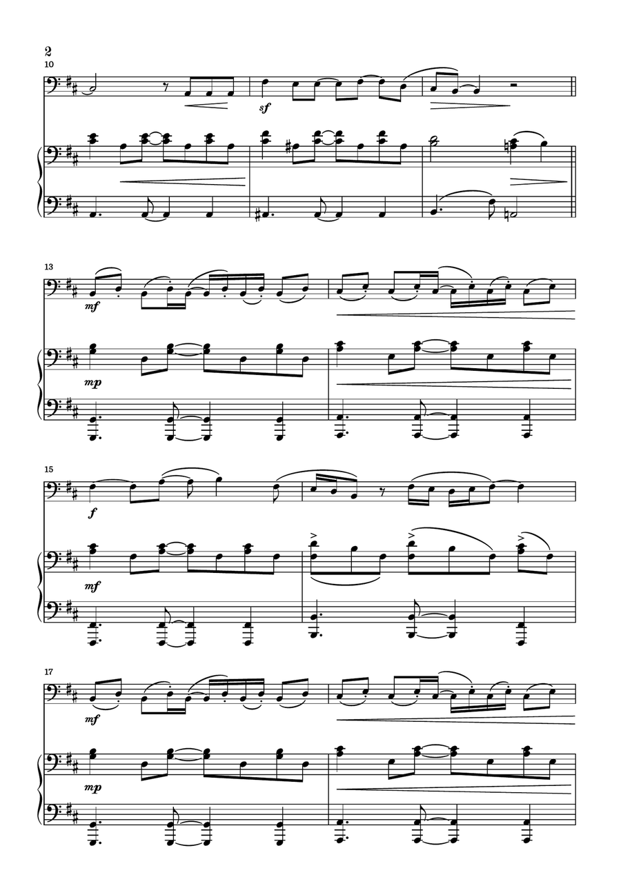 Peaches Double Bass scores gallery preview page 2