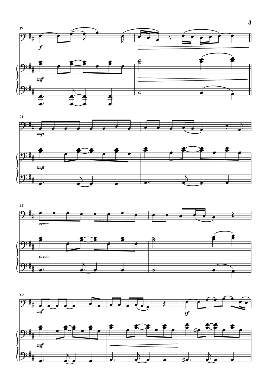 Peaches Double Bass scores gallery preview page 3