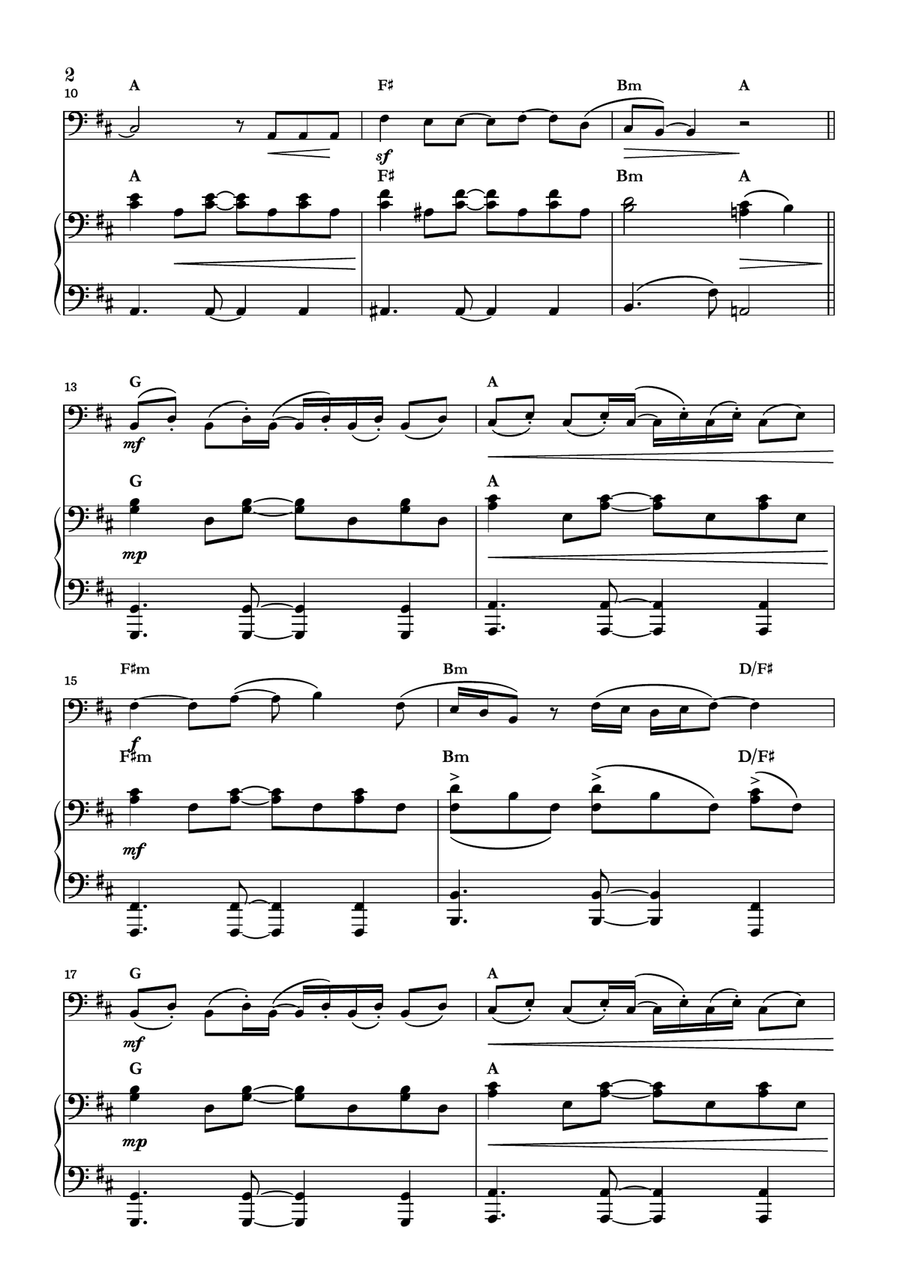 Peaches Double Bass scores gallery preview page 2