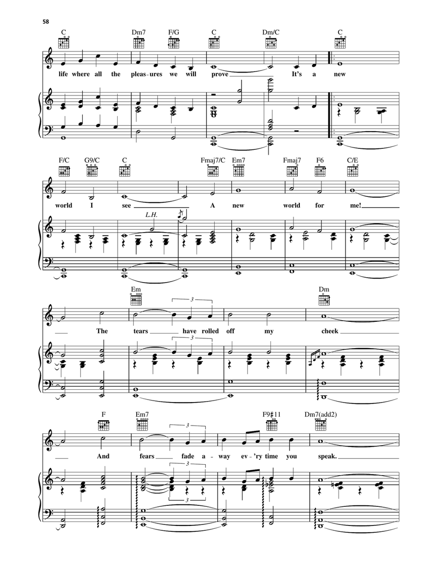 It's A New World (from A Star Is Born) (1954) Piano, Vocal, Guitar scores gallery preview page 2