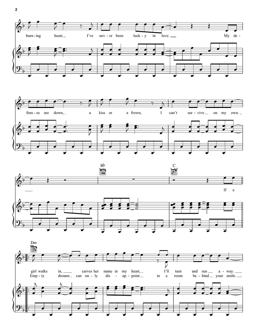 Send Me An Angel Send Me An Angel Piano, Vocal, Guitar scores gallery preview page 2