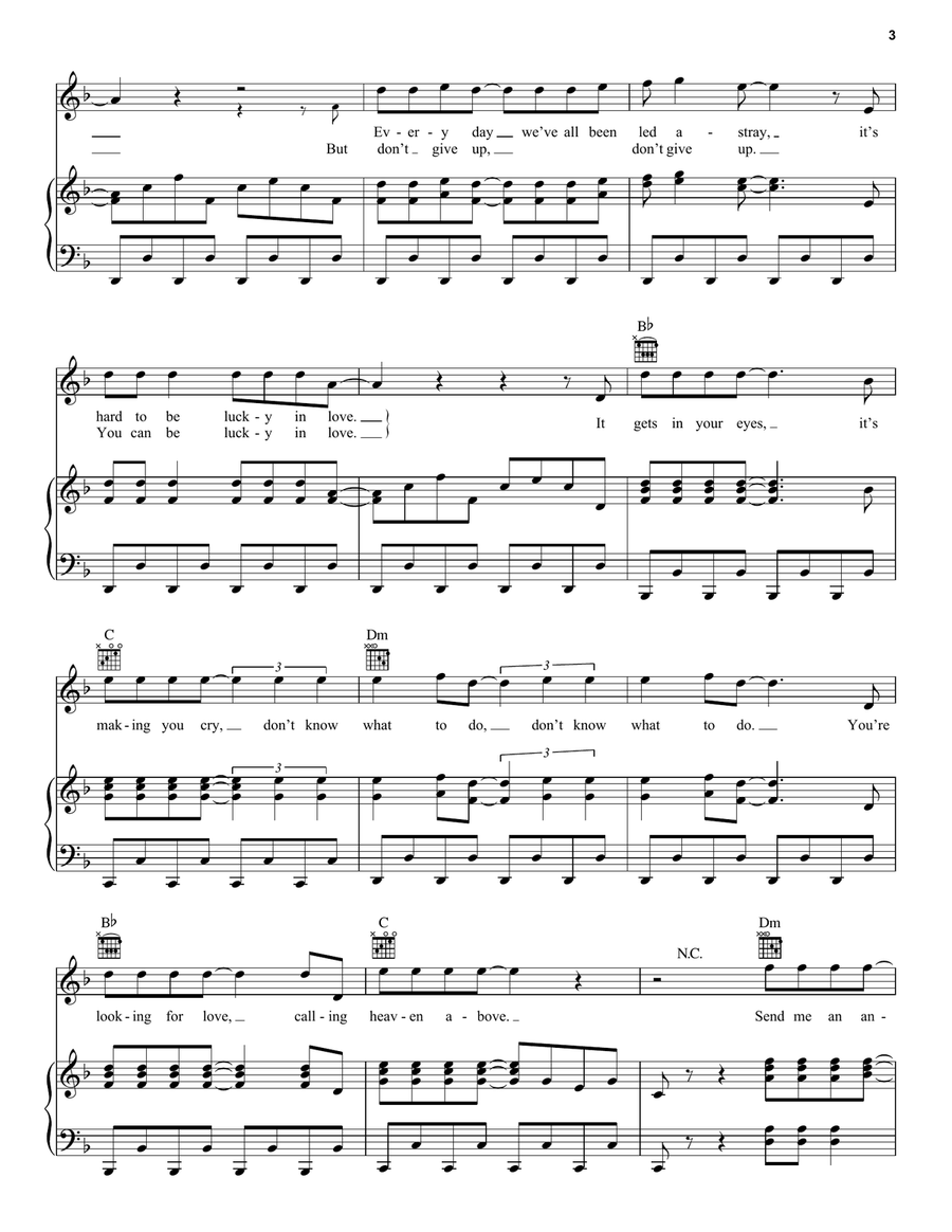 Send Me An Angel Send Me An Angel Piano, Vocal, Guitar scores gallery preview page 3